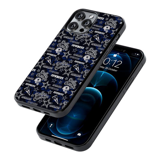 Dallas Cowboys Pattern 2D Rubber Phone Case-Oxvistore