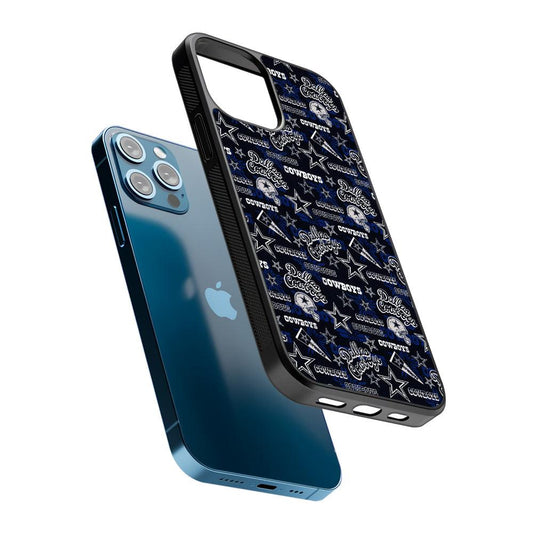 Dallas Cowboys Pattern 2D Rubber Phone Case-Oxvistore