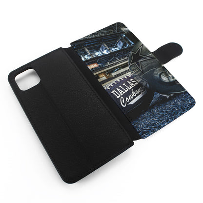 Dallas Cowboys Stadium Flip Wallet Phone Case