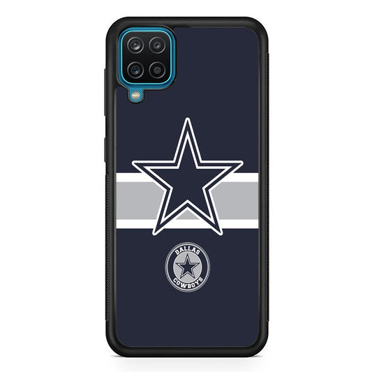 Dallas Cowboys Wide Star Samsung Galaxy A12 Case-Oxvistore