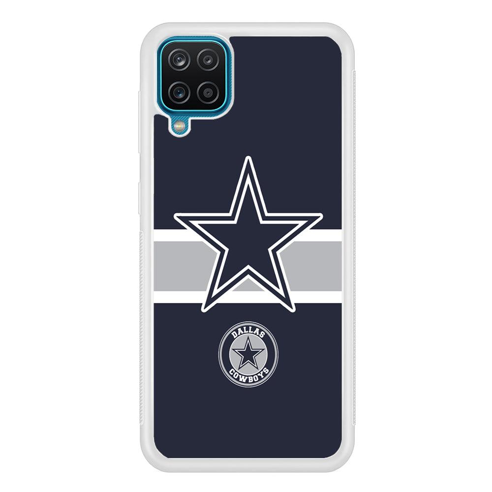 Dallas Cowboys Wide Star Samsung Galaxy A12 Case-Oxvistore