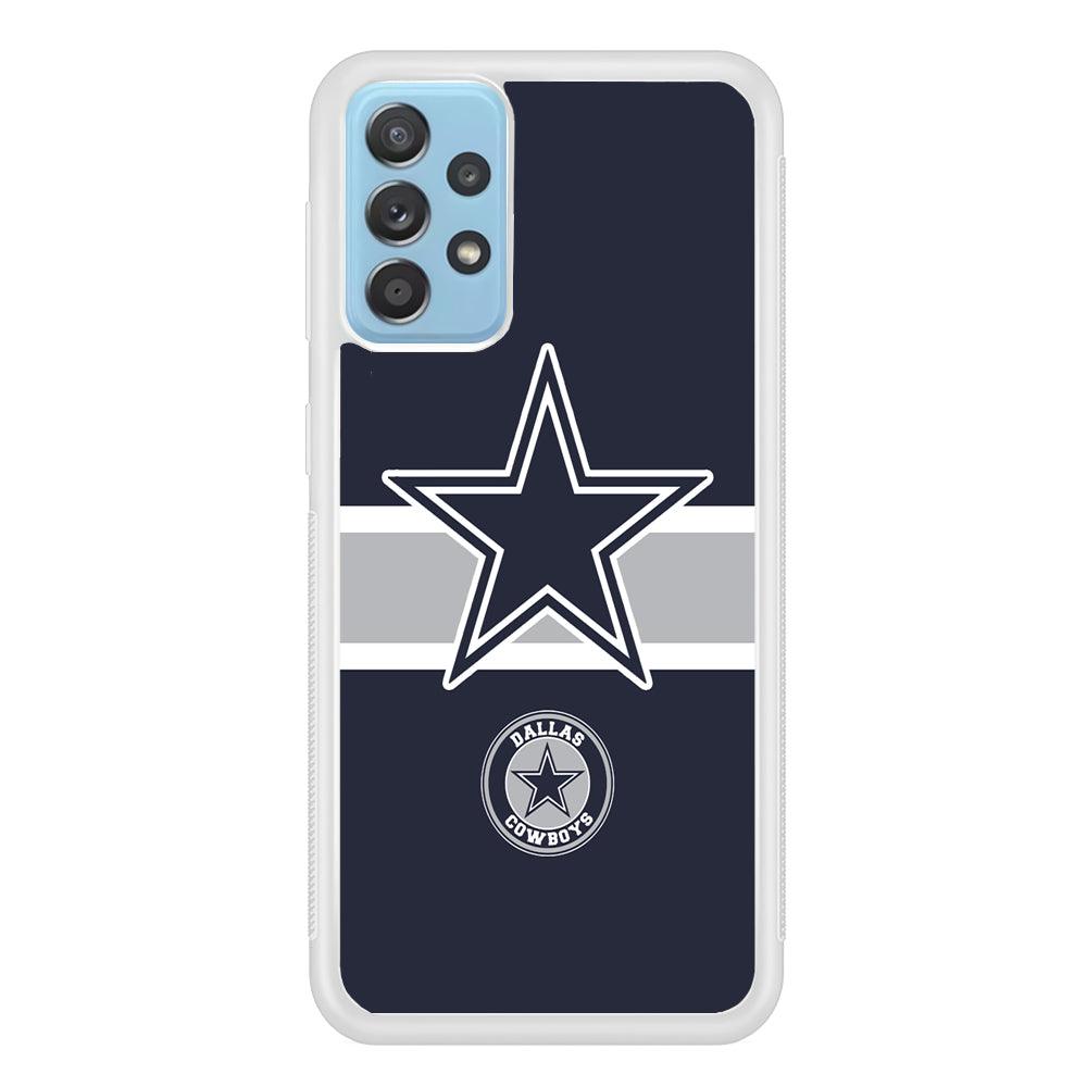 Dallas Cowboys Wide Star Samsung Galaxy A72 Case-Oxvistore