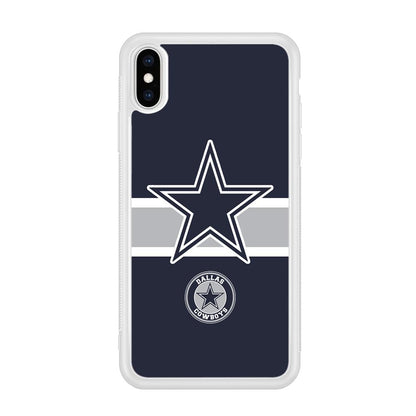 Dallas Cowboys Wide Star iPhone X Case-Oxvistore