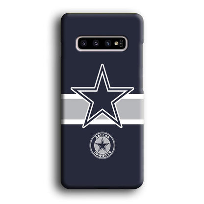 Dallas Cowboys Wide Star Samsung Galaxy S10 Plus Case-Oxvistore