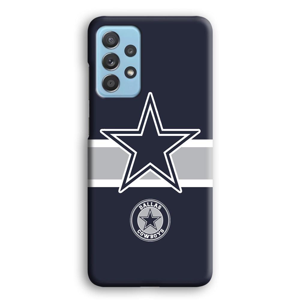 Dallas Cowboys Wide Star Samsung Galaxy A72 Case-Oxvistore