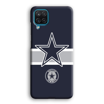 Dallas Cowboys Wide Star Samsung Galaxy A12 Case-Oxvistore