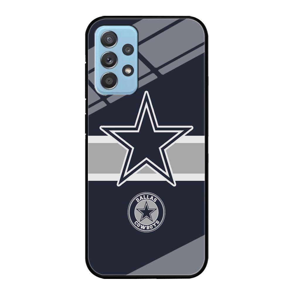 Dallas Cowboys Wide Star Samsung Galaxy A72 Case-Oxvistore