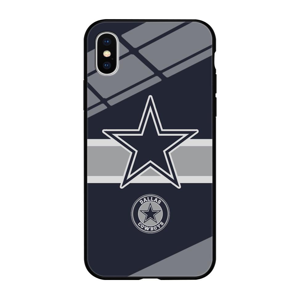 Dallas Cowboys Wide Star iPhone X Case-Oxvistore