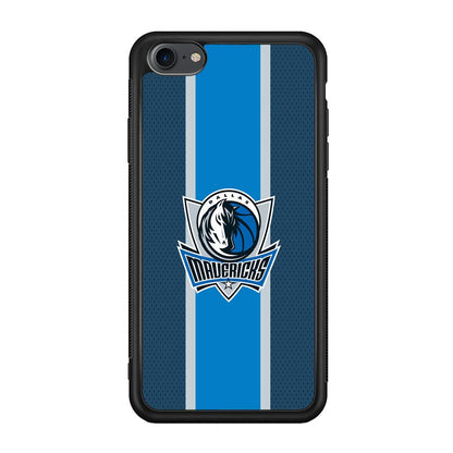 Dallas Mavericks Dot Blue Patern iPhone 8 Case-Oxvistore