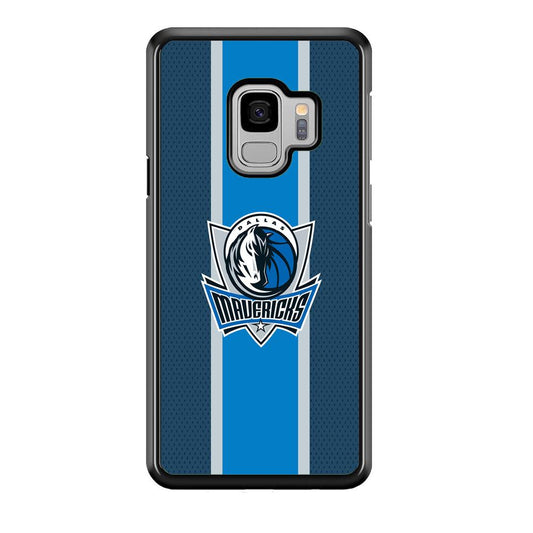 Dallas Mavericks Dot Blue Patern Samsung Galaxy S9 Case-Oxvistore