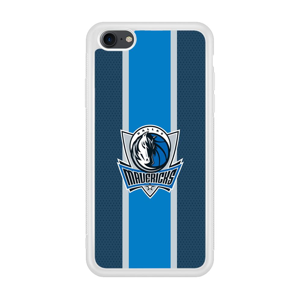 Dallas Mavericks Dot Blue Patern iPhone 8 Case-Oxvistore