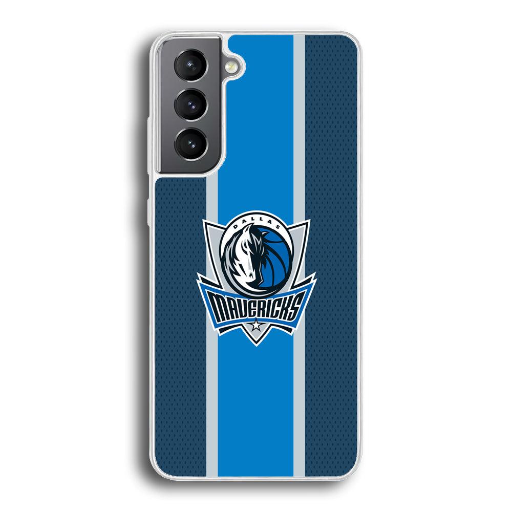 Dallas Mavericks Dot Blue Patern Samsung Galaxy S21 Plus Case-Oxvistore