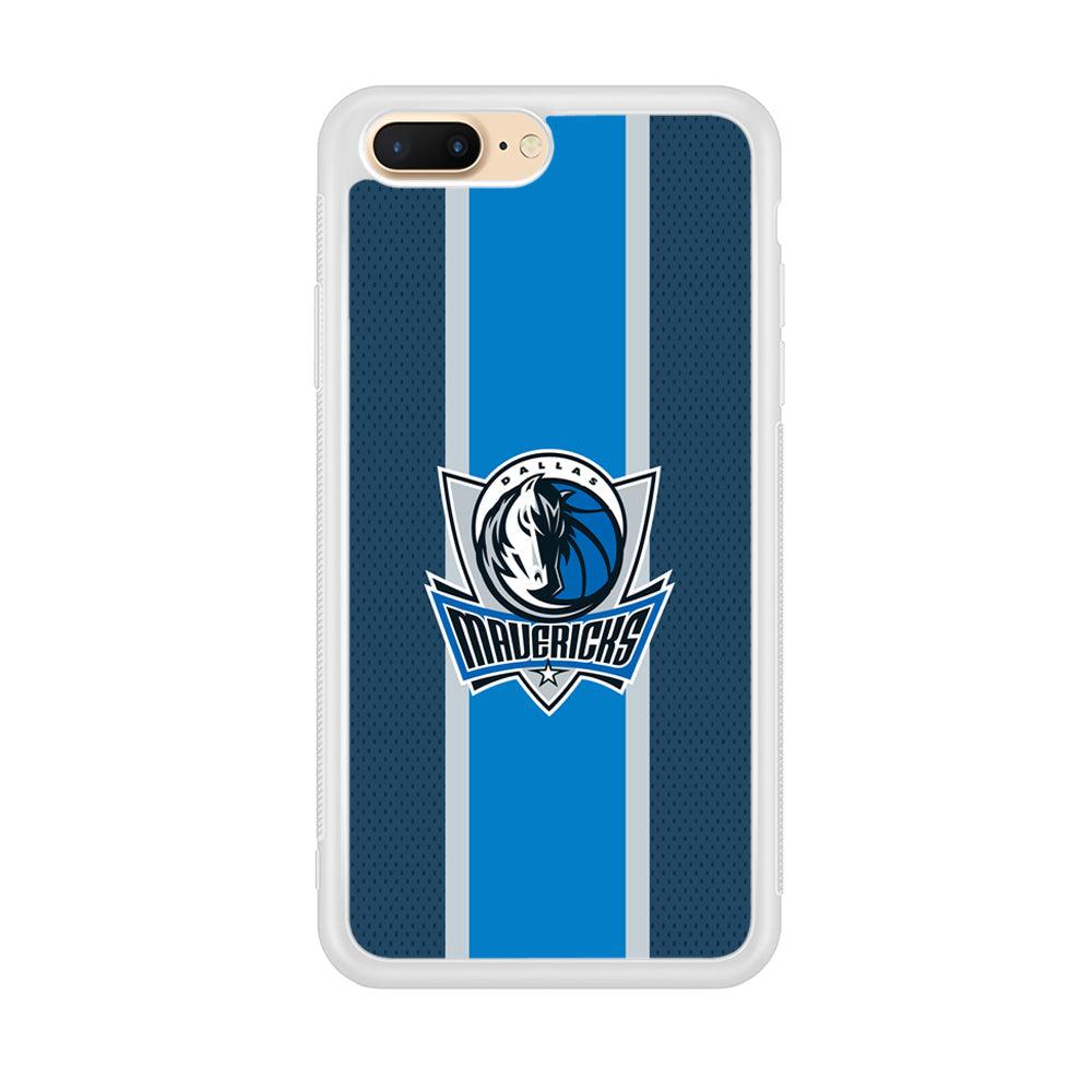 Dallas Mavericks Dot Blue Patern iPhone 8 Plus Case-Oxvistore