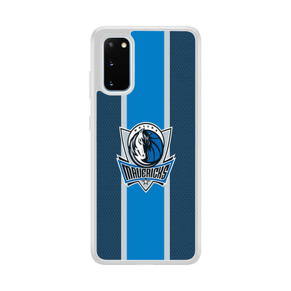 Dallas Mavericks Dot Blue Patern Samsung Galaxy S20 Case-Oxvistore