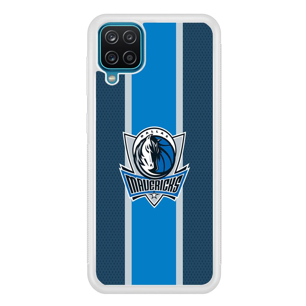 Dallas Mavericks Dot Blue Patern Samsung Galaxy A12 Case-Oxvistore