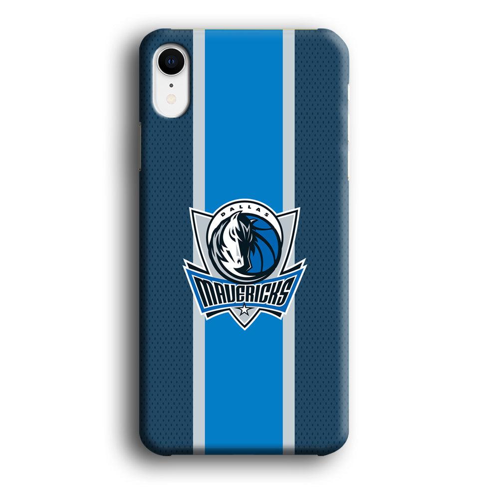 Dallas Mavericks Dot Blue Patern iPhone XR Case-Oxvistore