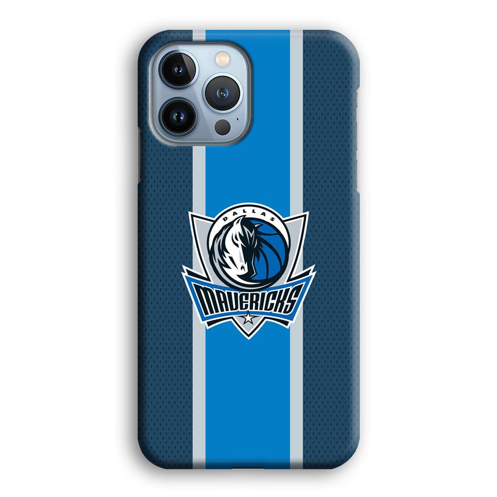 Dallas Mavericks Dot Blue Patern iPhone 15 Pro Case-Oxvistore