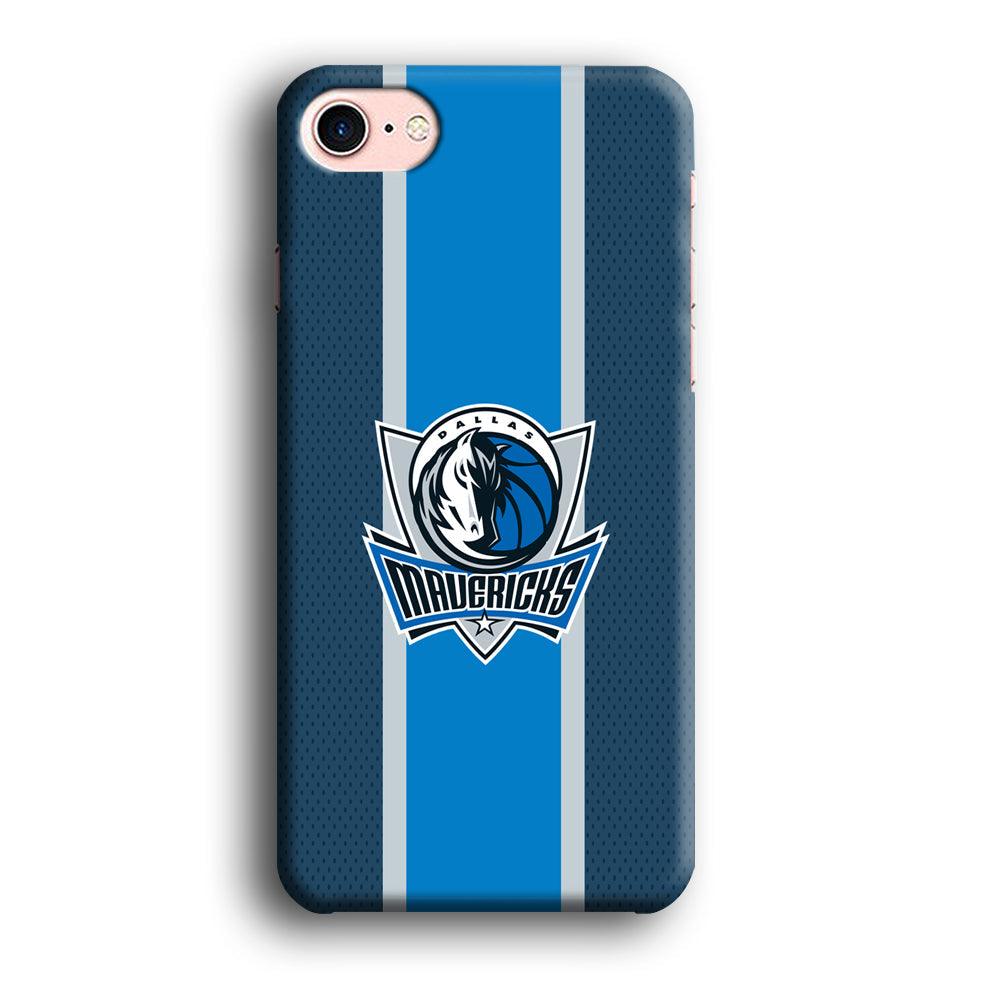 Dallas Mavericks Dot Blue Patern iPhone 8 Case-Oxvistore