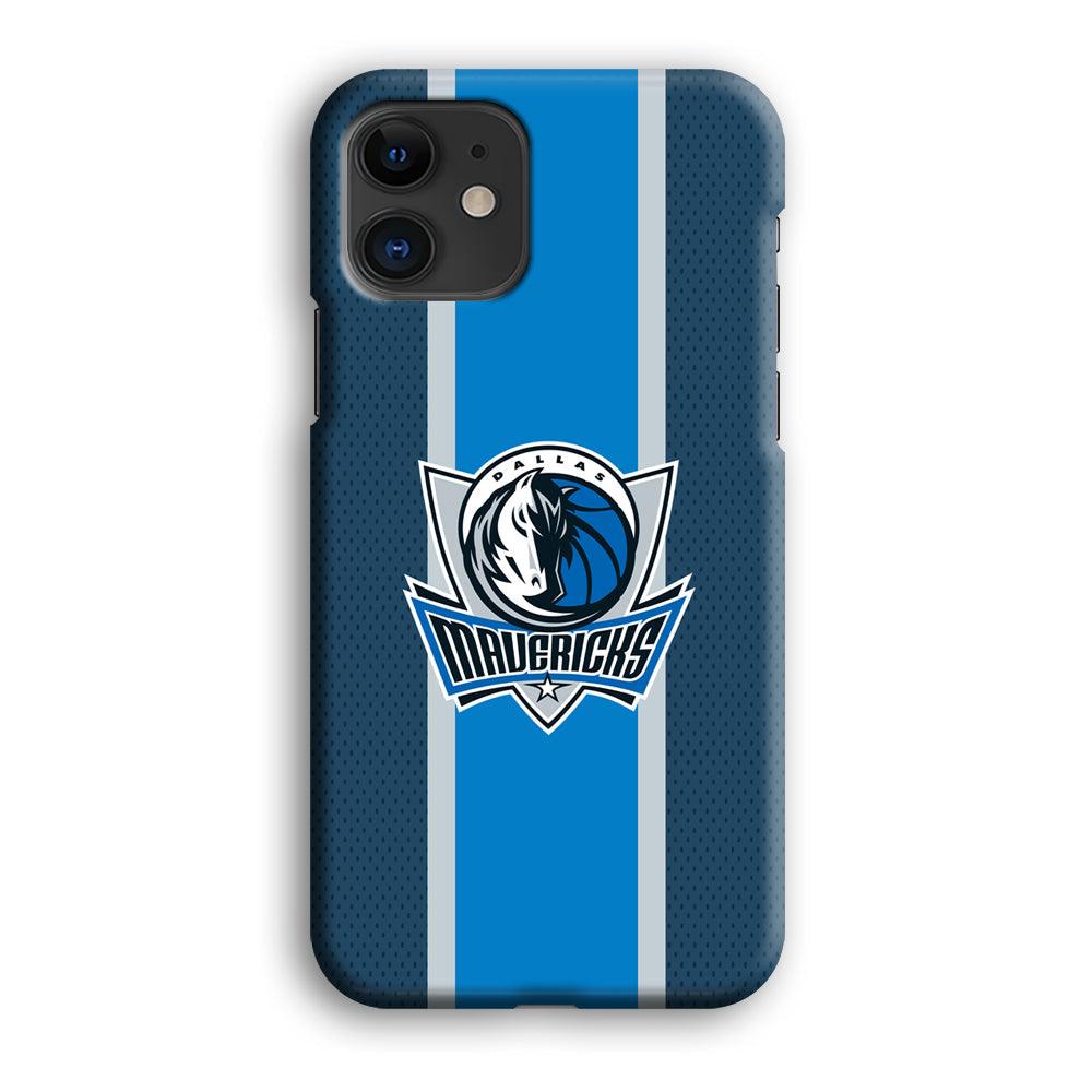 Dallas Mavericks Dot Blue Patern iPhone 12 Case-Oxvistore