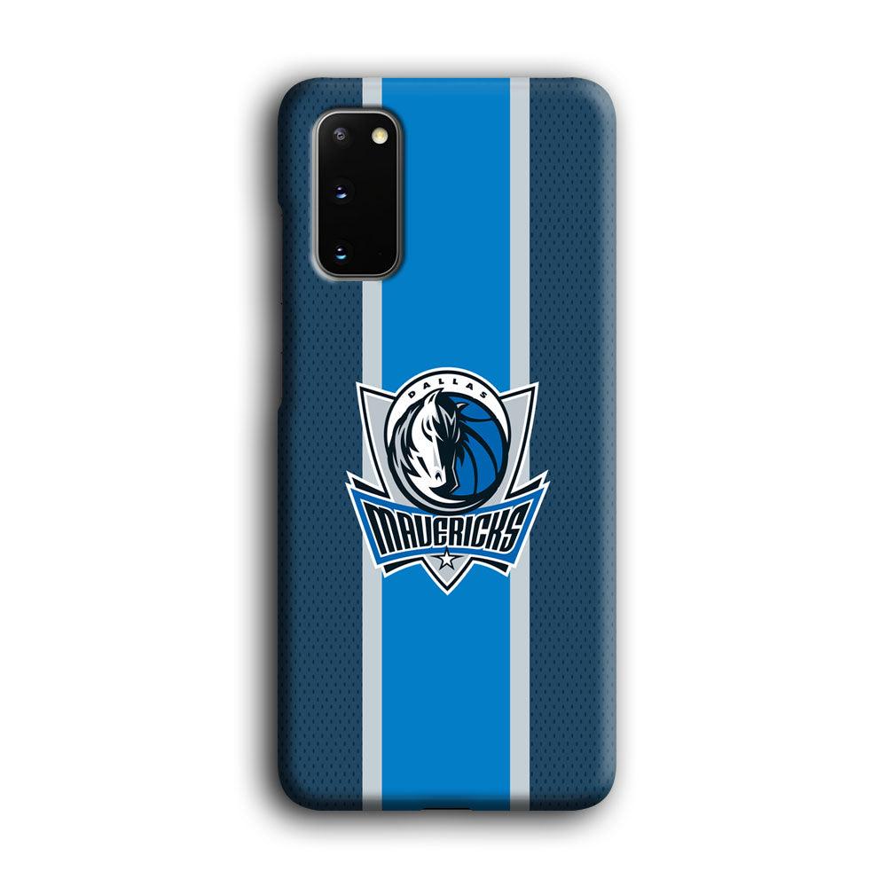 Dallas Mavericks Dot Blue Patern Samsung Galaxy S20 Case-Oxvistore