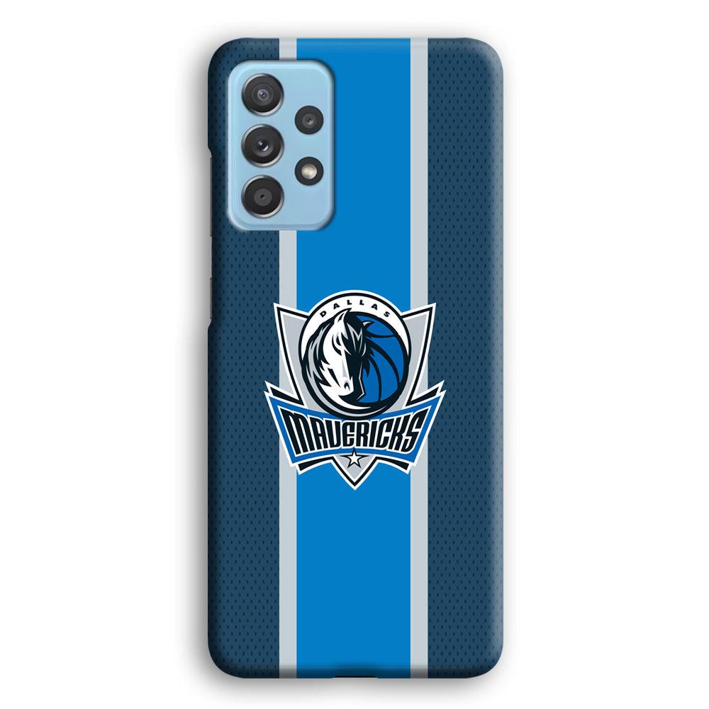 Dallas Mavericks Dot Blue Patern Samsung Galaxy A52 Case-Oxvistore