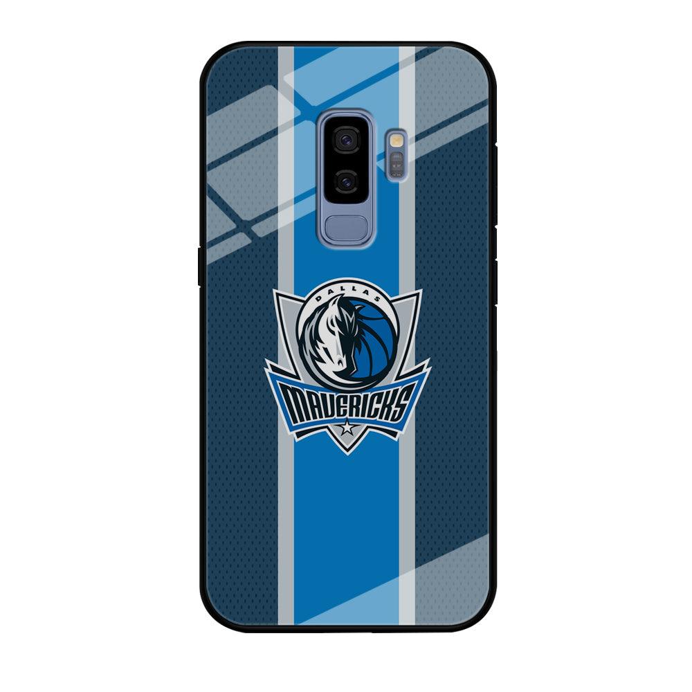 Dallas Mavericks Dot Blue Patern Samsung Galaxy S9 Plus Case-Oxvistore