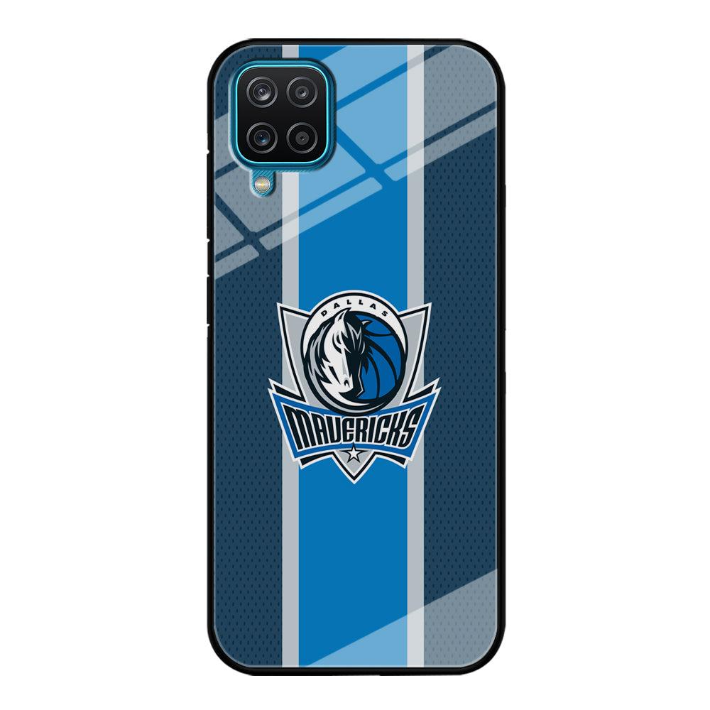 Dallas Mavericks Dot Blue Patern Samsung Galaxy A12 Case-Oxvistore