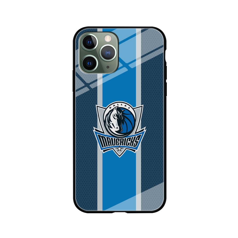 Dallas Mavericks Dot Blue Patern iPhone 11 Pro Case-Oxvistore