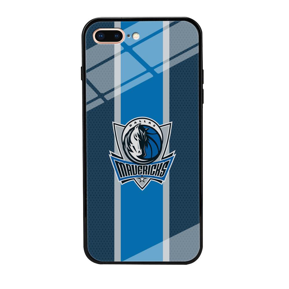 Dallas Mavericks Dot Blue Patern iPhone 8 Plus Case-Oxvistore