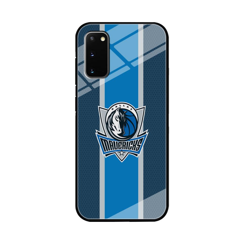 Dallas Mavericks Dot Blue Patern Samsung Galaxy S20 Case-Oxvistore