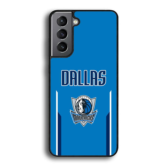 Dallas Mavericks Feel Seeing The Sea Samsung Galaxy S24 Case-Rubber Black (2D Case)-Oxvistore