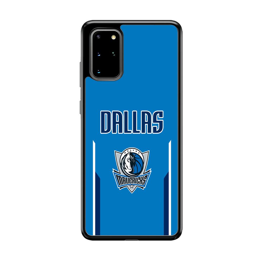 Dallas Mavericks Feel Seeing The Sea Samsung Galaxy S20 Plus Case-Rubber Black (2D Case)-Oxvistore