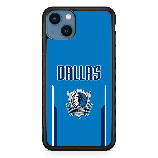 Dallas Mavericks Feel Seeing The Sea iPhone 15 Plus Case-Rubber Black (2D Case)-Oxvistore