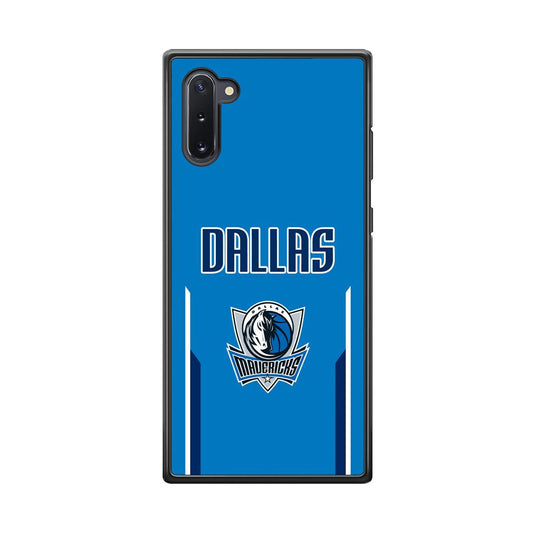 Dallas Mavericks Feel Seeing The Sea Samsung Galaxy Note 10 Case-Rubber Black (2D Case)-Oxvistore