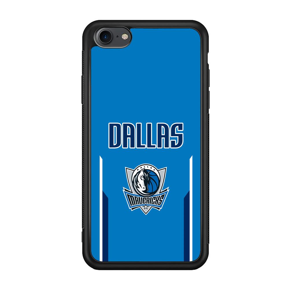 Dallas Mavericks Feel Seeing The Sea iPhone 7 Case-Rubber Black (2D Case)-Oxvistore
