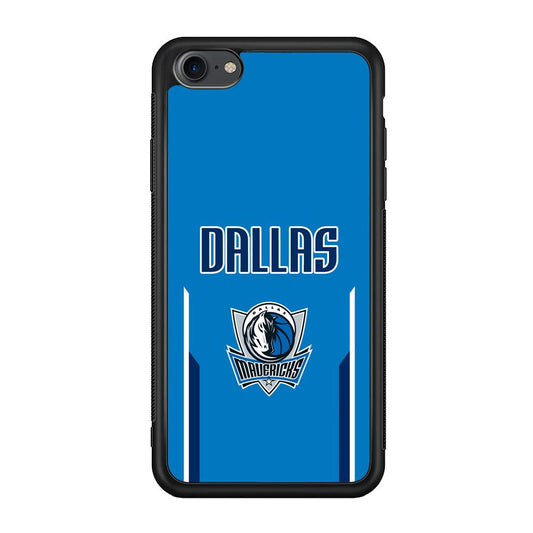 Dallas Mavericks Feel Seeing The Sea iPhone 7 Case-Rubber Black (2D Case)-Oxvistore