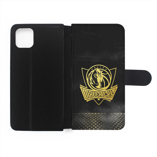 Dallas Mavericks Gold Flip Wallet Phone Case