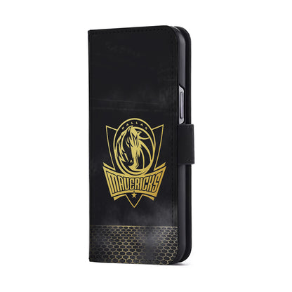 Dallas Mavericks Gold Flip Wallet Phone Case