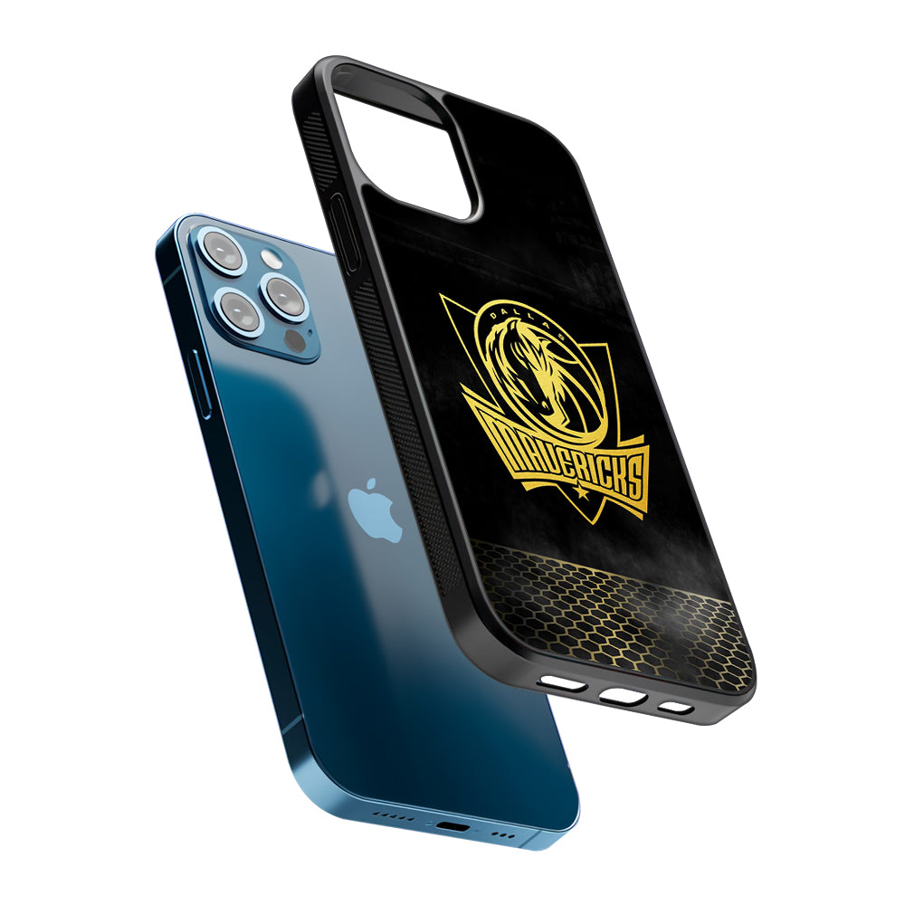 Dallas Mavericks Gold 2D Rubber Phone Case