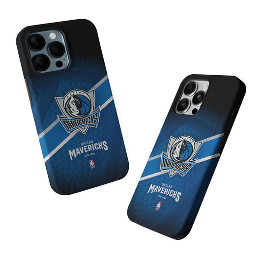 Dallas Mavericks Logo 2 in 1 Tough Phone Case-Oxvistore