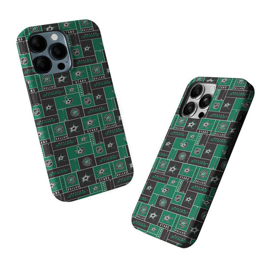 Dallas Stars Pattern 2 in 1 Tough Phone Case-Oxvistore