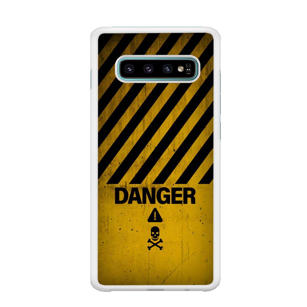 Danger Far Away From My Phone Samsung Galaxy S10 Plus Case-Oxvistore