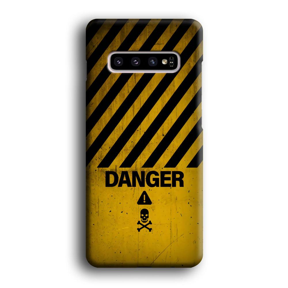 Danger Far Away From My Phone Samsung Galaxy S10 Case-Oxvistore