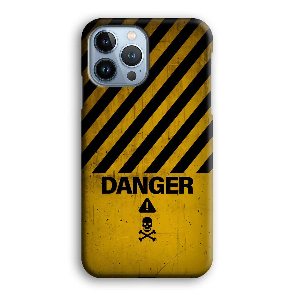 Danger Far Away From My Phone iPhone 13 Pro Case-Oxvistore