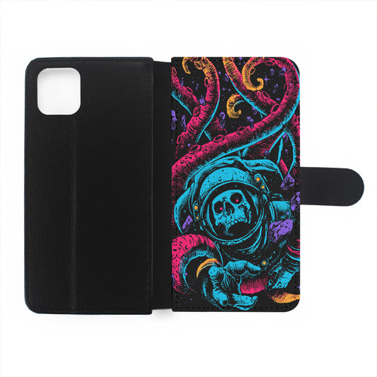 Dead Astronauts Lost in Space Flip Wallet Phone Case