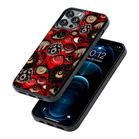 Deadly Eyes Demon 2D Rubber Phone Case-Oxvistore