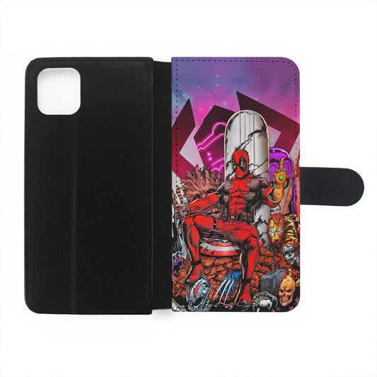 Deadpool Kills Everyone Flip Wallet Phone Case