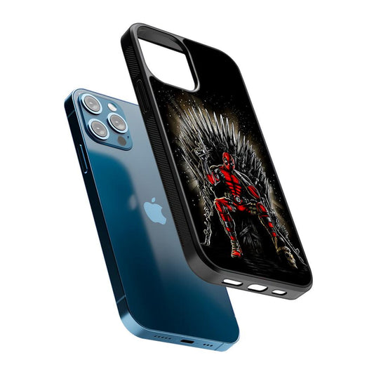 Deadpool The Iron Throne 2D Rubber Phone Case-Oxvistore