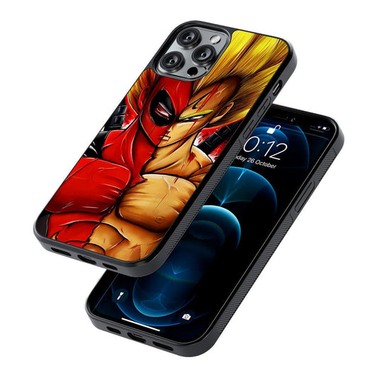 Deadpool X Vegeta Fusion 2D Rubber Phone Case-Oxvistore