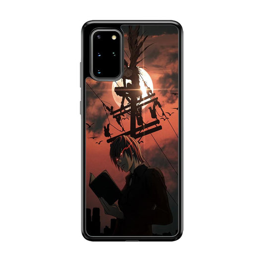 Death Note After The Moon Coming Samsung Galaxy S20 Plus Case-Rubber Black (2D Case)-Oxvistore